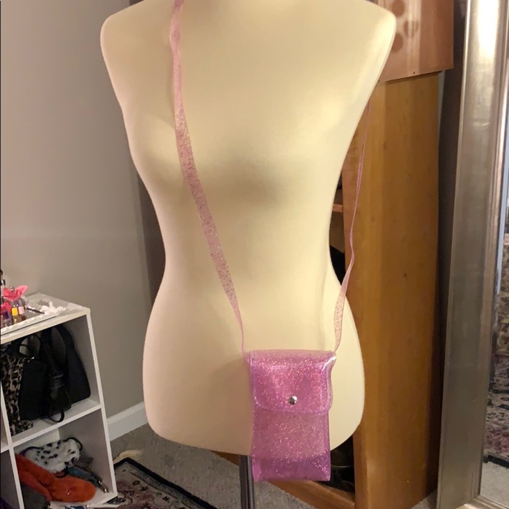 Sparkly Pink Jelly Purse